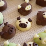 今年のバレンタインもぶたチョコとくまチョコで勝負?!