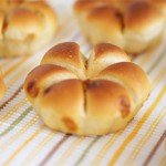 キャラメルチョコチップお花ロール