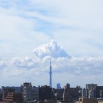 スカイツリー傘雲
