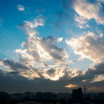 やっと晴れてきました