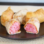 津軽仕様のピンクのいなり寿司