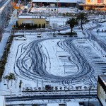 一夜で出現した不思議な地上絵