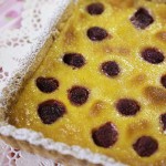 焼きラズベリーのクラフティタルト