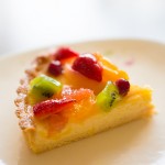 フルーツのチーズケーキタルト