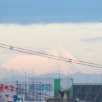 富士山初冠雪