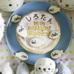 しろたん16回目のお誕生日チーズケーキ